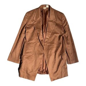 Krizia 100% Cashmere Coat Brown